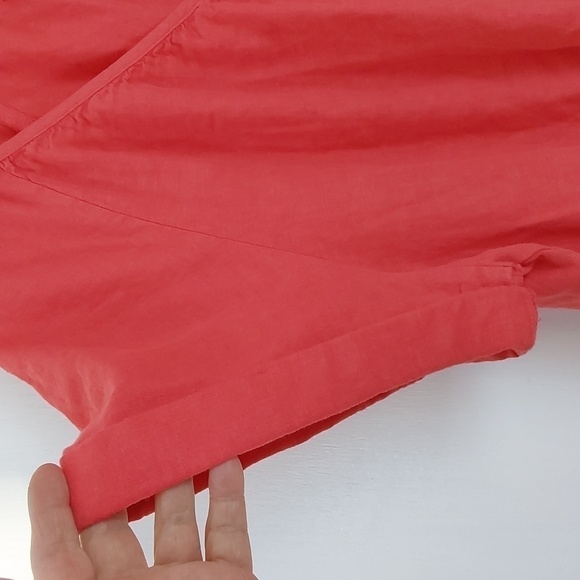 Universal Threads- Womens Red Linen Relaxed Romper SUMMER fun New! Sz.XL - Picture 6 of 10